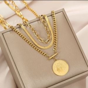 Stainless Steel Fine Jewelry Necklace For Women